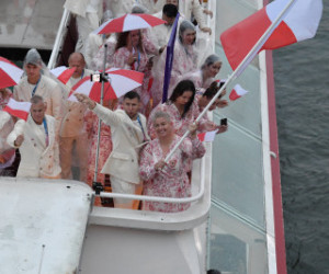 Paryż 2024 - Polacy na ceremonii otwarcia