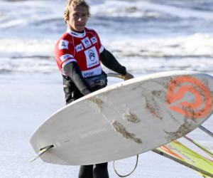 Adam Warchoł na zawodach  Windsurf World Cup Sylt