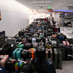 Bagaże linii Delta Airlines czekają na swoich właścicieli