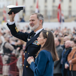 Król Filip i królowa Letizia żegnają księżniczkę Eleonorę