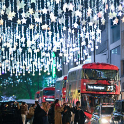 Świąteczna iluminacja na Oxford Street