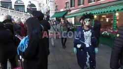 The Venice Carnival begins with the boat procession - AFP