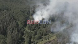 WRAP: Wildfires due to record high temperatures in Colombia - AFP