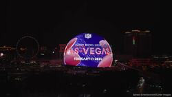 Las Vegas Sphere To Be Lit Up For Super Bowl Spectacular