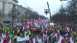 Polish farmers protest in Warsaw against EU climate measures - AFP