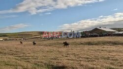 Moroccans participate in the 12th edition of the Mata Equestrian Festival - AFP