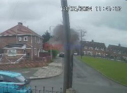 CCTV captures moment house explodes in Middlesbrough