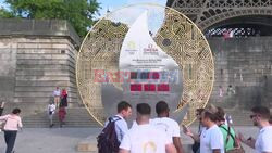 In Paris, Olympic countdown clock shows 30 days until Games - AFP