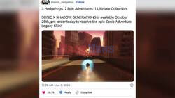 Sonic X Shadow Generations Physical Launch Edition Adds Extra Pre-Order Bonus