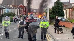 Unrest on streets of Southport, UK, day after fatal stabbing attack - AFP