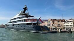 *EXCLUSIVE* Phoenix 2 the luxury yacht that is accompanying Magic Johnson and wife Cookie's luxury vacation