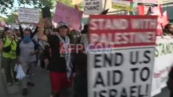 Several thousands pro-Palestinian protesters march in Chicago- AFP