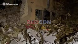 Rescuers pull people from rubble after Russian missile strike kills 2 in Kryvyi Rih- AFP