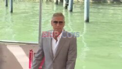 Stars Brad Pitt and George Clooney arrive at Venice 'Wolfs' premiere - AFP