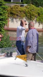 Daniel Craig arrival during the Venice Film Festival