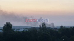 Aftermath of deadly Russian strike on Ukraine's historic Lviv - AFP