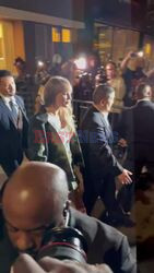 The American Singer Taylor Swift seen leaving the after party at New York City.