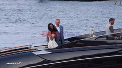 *PREMIUM-EXCLUSIVE* *MUST CALL FOR PRICING* - Tennis legend Boris Becker and Lilian de Carvalho Monteiro enjoy a pre wedding dinner with family and friends at Puny restaurant in Portofino