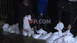 Residents battle flooding in the south of Poland - AFP