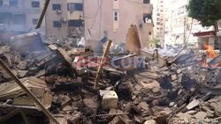 Destruction in Beirut's southern suburbs - AFP