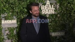 'A Real Pain' cast walk red carpet in New York for film premiere - AFP