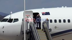 King Charles, Queen Camilla arrive in Australian capital - AFP