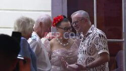 King Charles and Queen Camilla welcome Commonwealth heads of government at dinner - AFP