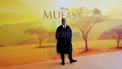 Director Barry Jenkins and the Italian voices of the film "MUFASA - THE LION KING" participate in the photocall.