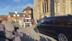 *EXCLUSIVE* The Funeral of the Former One Direction star Liam Payne at St Mary’s Church in Amersham, Buckinghamshire.