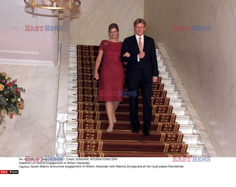 LA HAGUE:Engagement of Willem Alexander