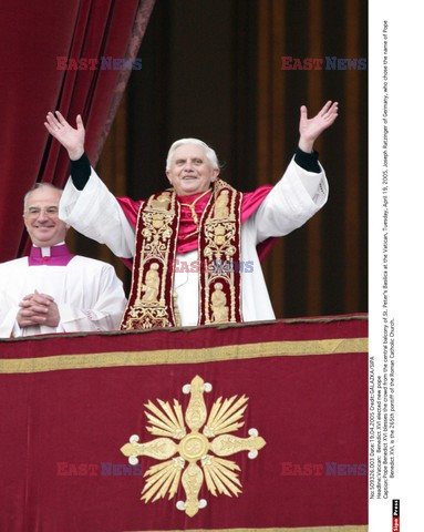 Vatican:  Benedict XVI elected new pope