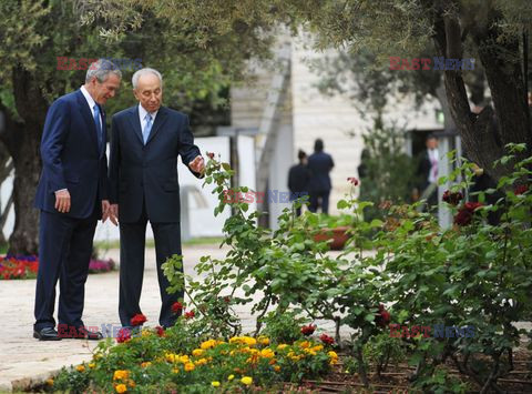 George W Bush z wizytą w Izraelu