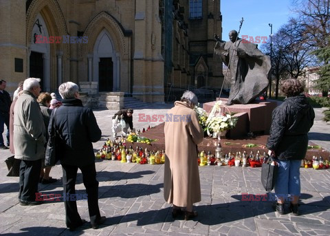 IV rocznica śmierci papieża w Łodzi