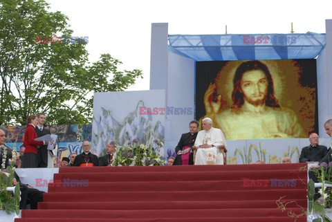 Spotkanie z młodzieżą na Błoniach Krakowskich