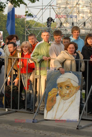 Spotkanie z młodzieżą na Błoniach Krakowskich