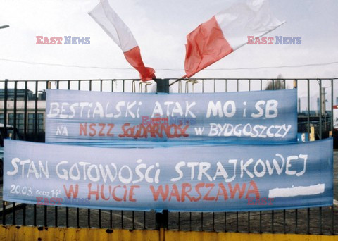 Strajki i demonstracje Solidarności