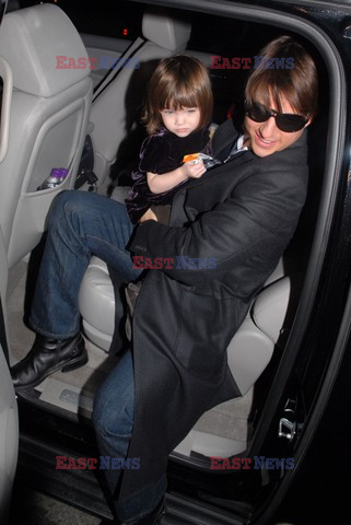 Tom Cruise i Katie Holmes z córką w Nowym Jorku