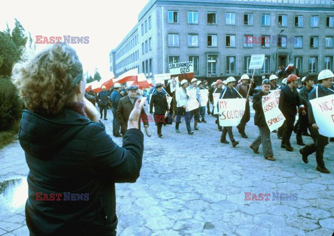 Strajki i demonstracje Solidarności