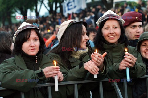 Spotkanie z młodzieżą na Błoniach Krakowskich