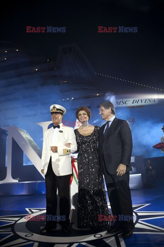 Sophia Loren matką chrzestną okrętu MSC Divina