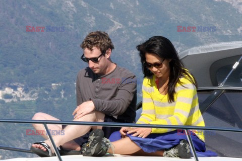 Mark Zuckerberg z żoną na miesiącu miodowym