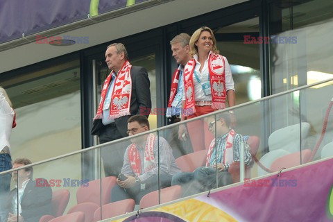 Celebrities at Euro 2012