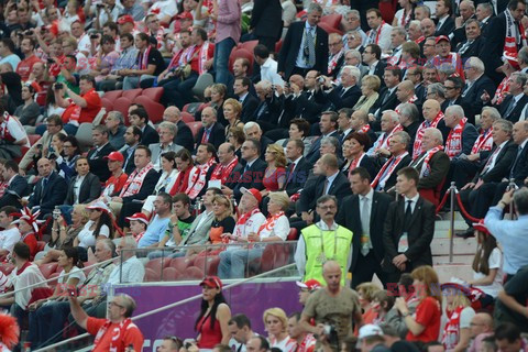 Celebrities at Euro 2012