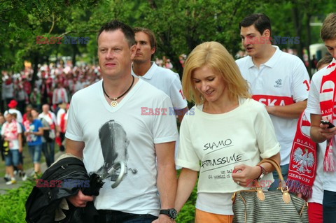 Celebrities at Euro 2012