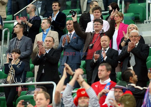 Celebrities at Euro 2012