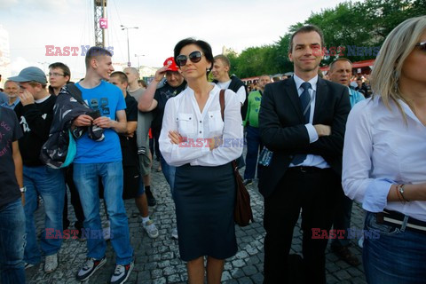 Celebrities at Euro 2012