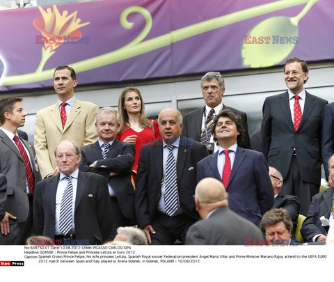 Celebrities at Euro 2012