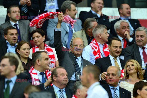 Celebrities at Euro 2012