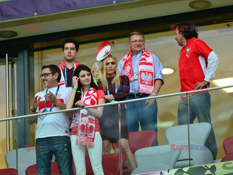 Celebrities at Euro 2012