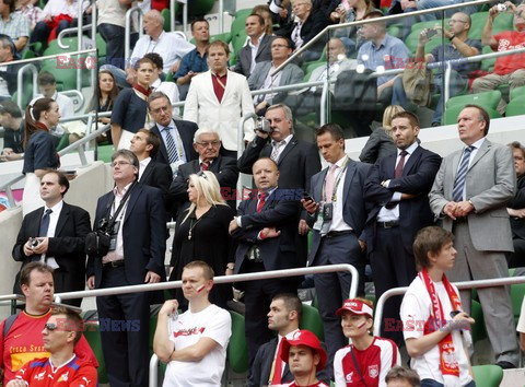 Celebrities at Euro 2012